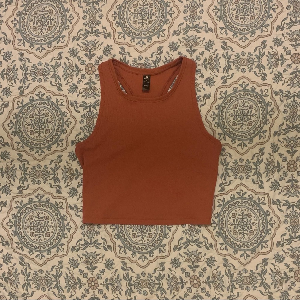 90 DEGREE by Reflex Orange Tank Top